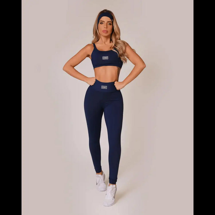 Basic Mood Top and Bottom 2-Piece Set | Brazilian Activewear for Style & Support - Beeluxxe