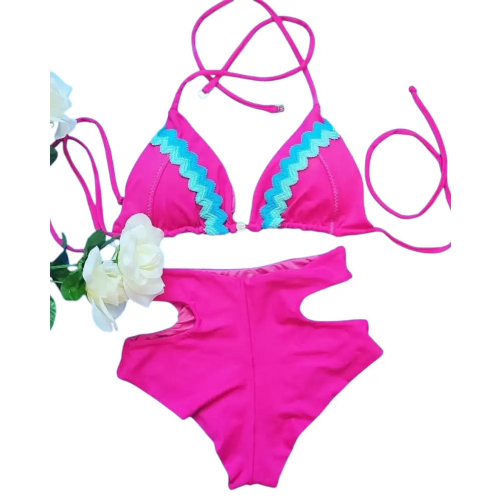 Charming pink bikini set - Beeluxxe