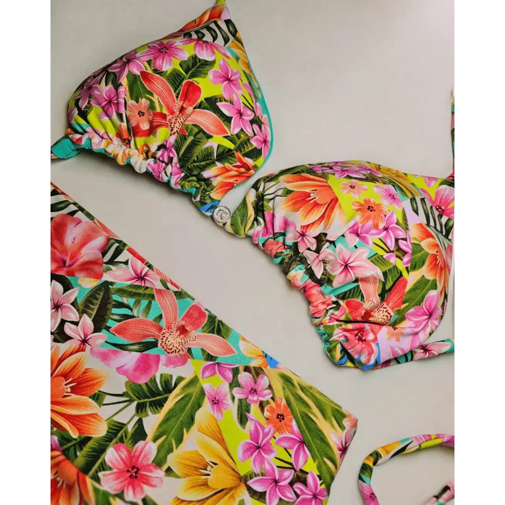 Flowers fun bikini set - Beeluxxe