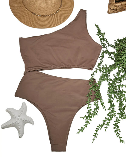 " Gabriella " Beach gloss Brazilian Body Suit / One Piece Swimsuit - Beeluxxe