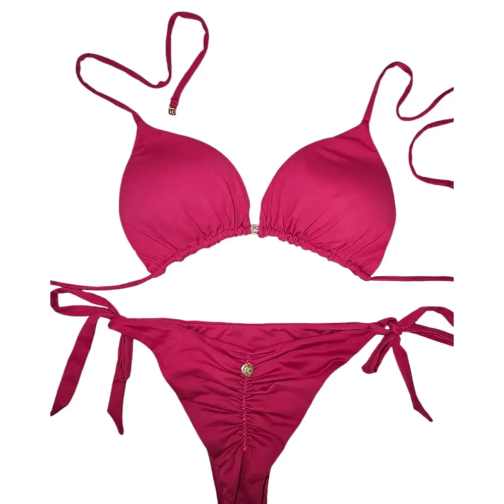 Hot pink 2 piece bikini set - Beeluxxe