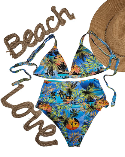 Island love bikini set - Beeluxxe