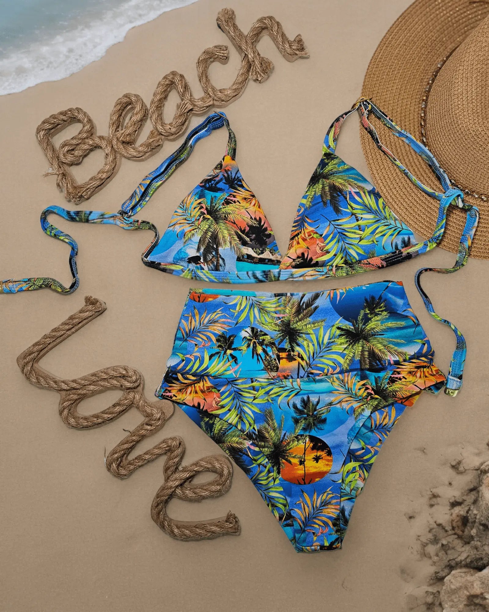 Island love bikini set - Beeluxxe