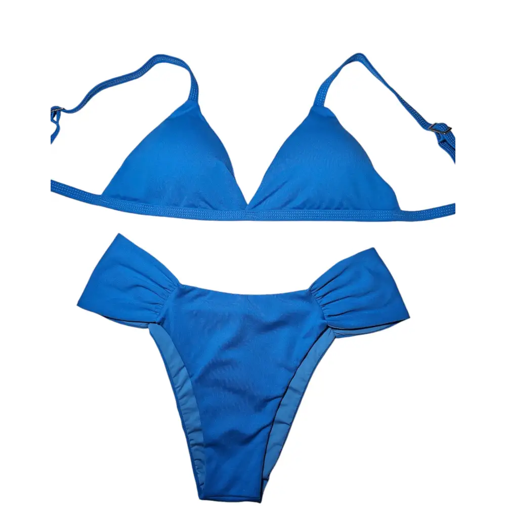 Ocean Blue Brazilian Bikini Set: Flattering 2-Piece Swimwear - Beeluxxe