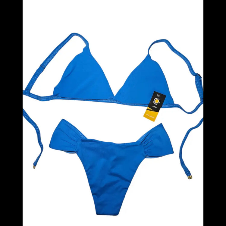 Ocean Blue Brazilian Bikini Set: Flattering 2-Piece Swimwear - Beeluxxe