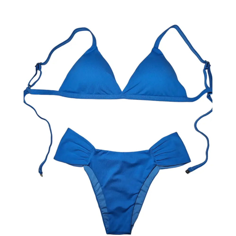 Ocean Blue Brazilian Bikini Set: Flattering 2-Piece Swimwear - Beeluxxe