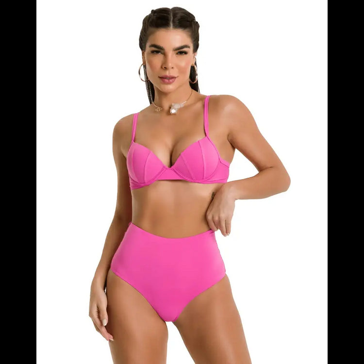 Pink Barbie Two-Piece Brazilian Bikini - Beeluxxe