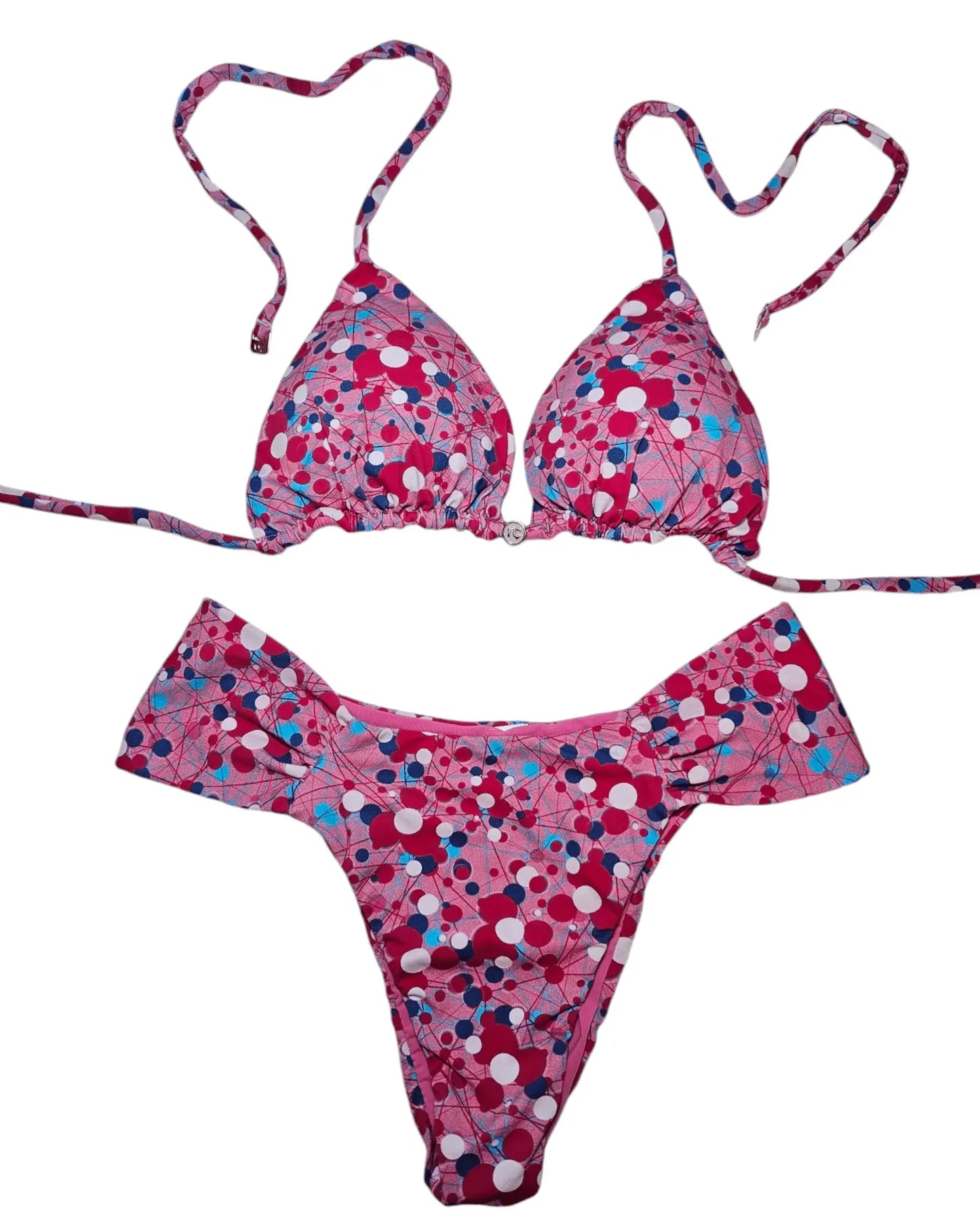 Pink fun 2 piece bikini set - Beeluxxe