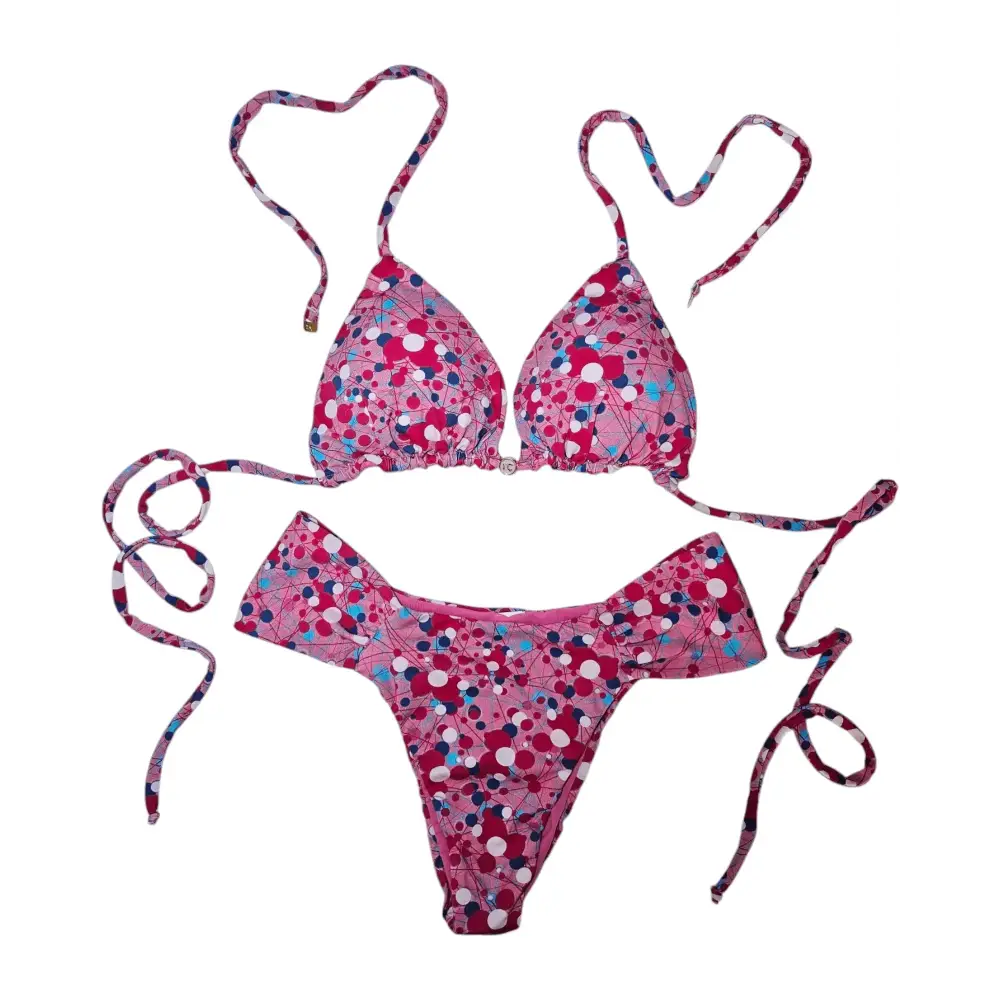 Pink fun 2 piece bikini set - Beeluxxe