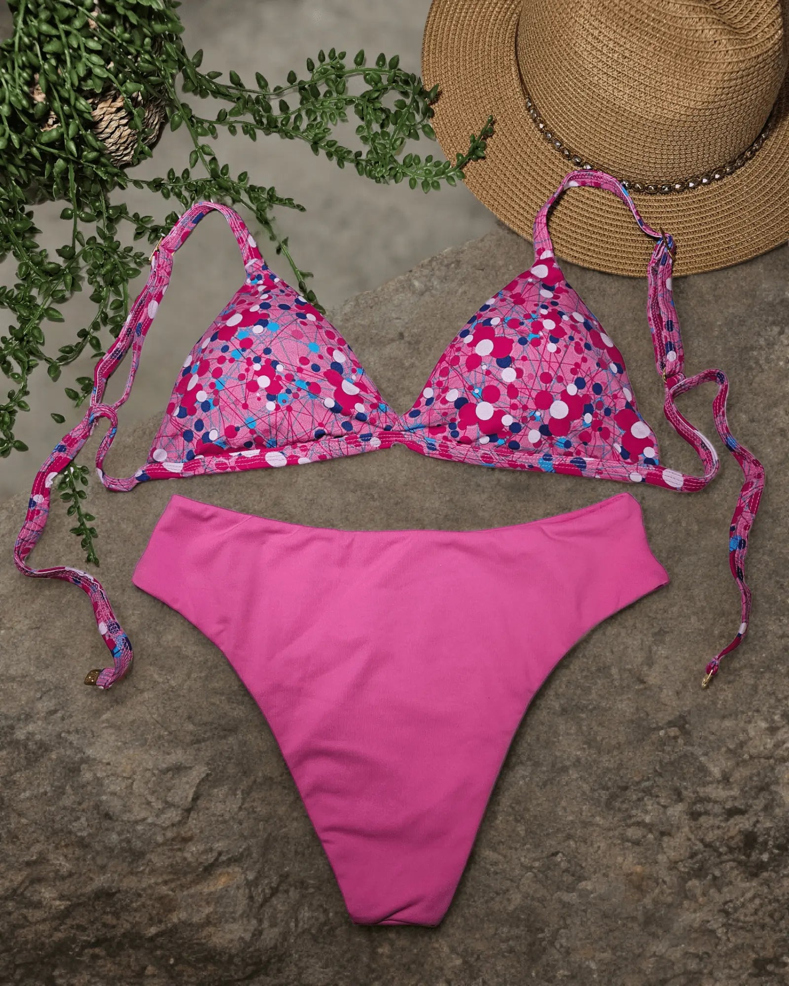 Pink luxxe bikini set - Beeluxxe