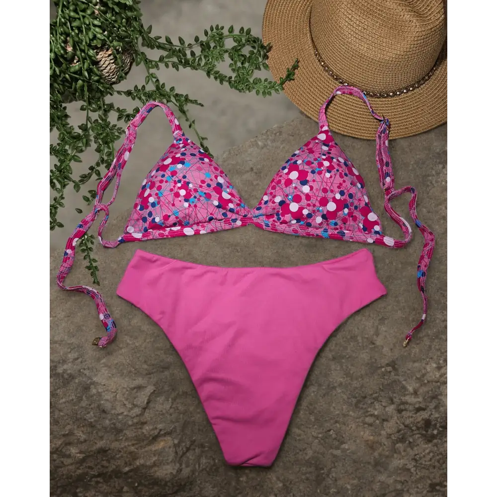 Pink luxxe bikini set - Beeluxxe