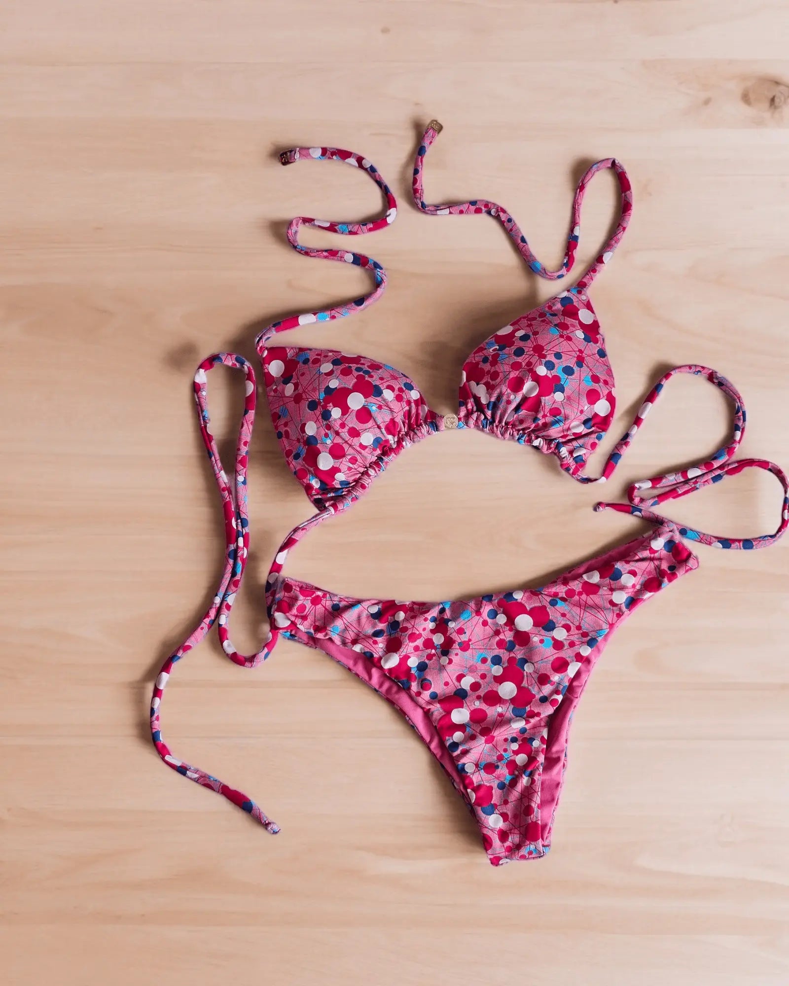 Pink 🩷 mix love bikini set - Beeluxxe