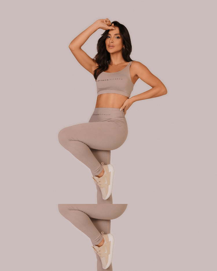 Sculpting Leggings and High-Support Sports Bra Set - Beeluxxe