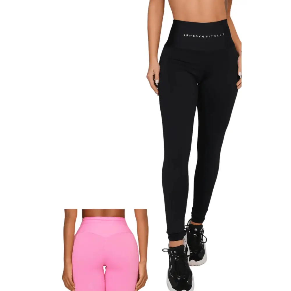 Sculpting Leggings and High-Support Sports Bra Set - Beeluxxe