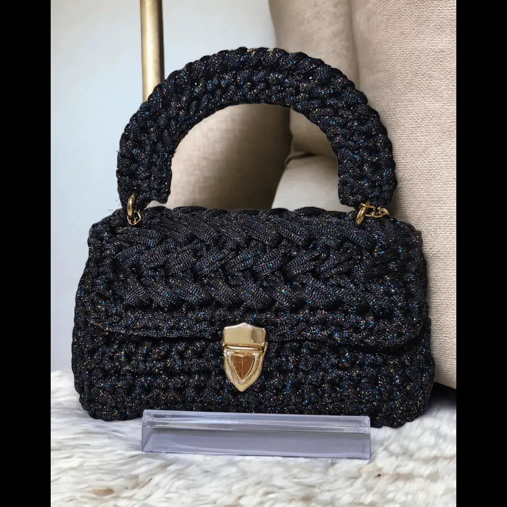 Sparkling Party Crochet Handbag - Beeluxxe