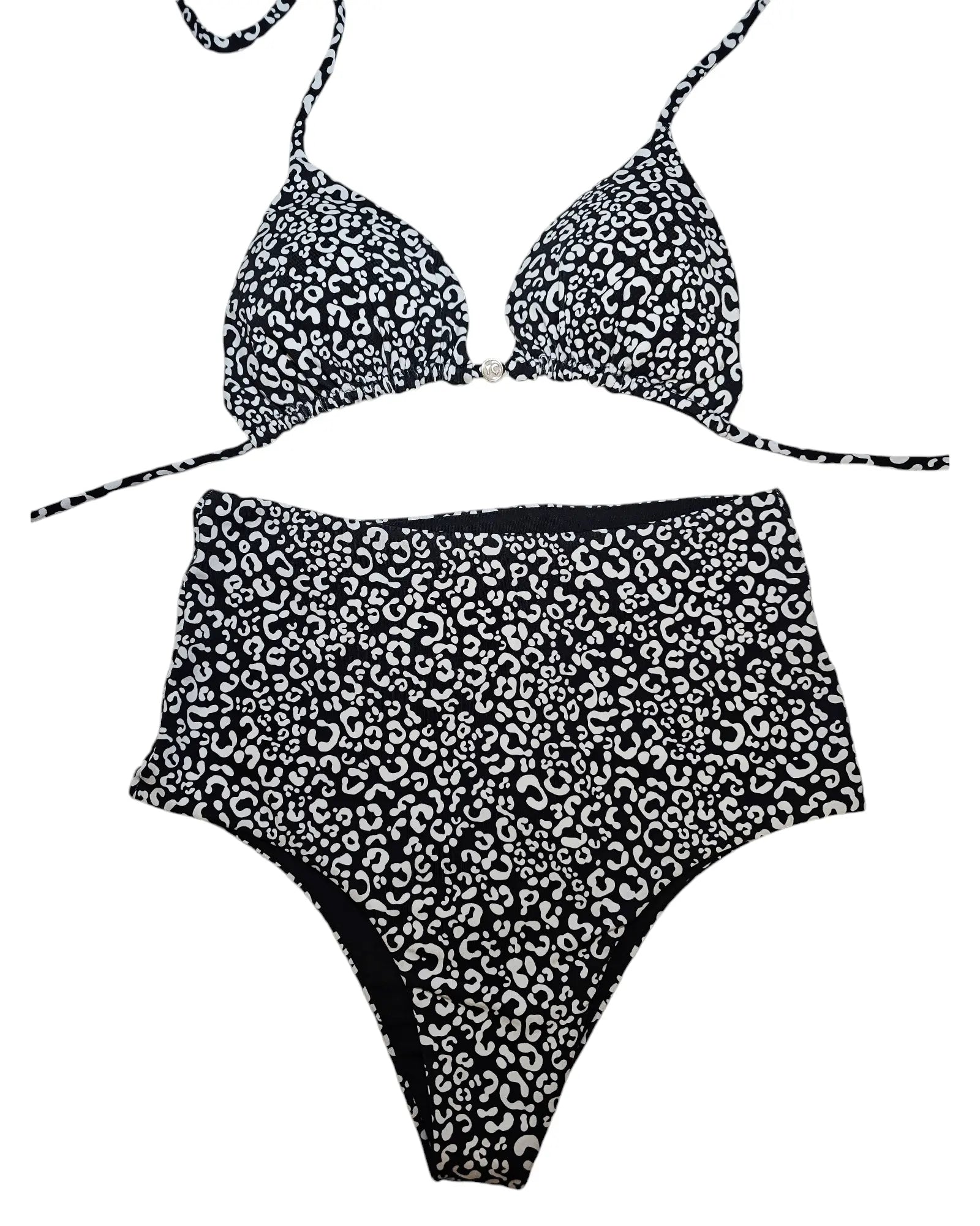 Texas fun High waist 2 piece bikini set - Beeluxxe