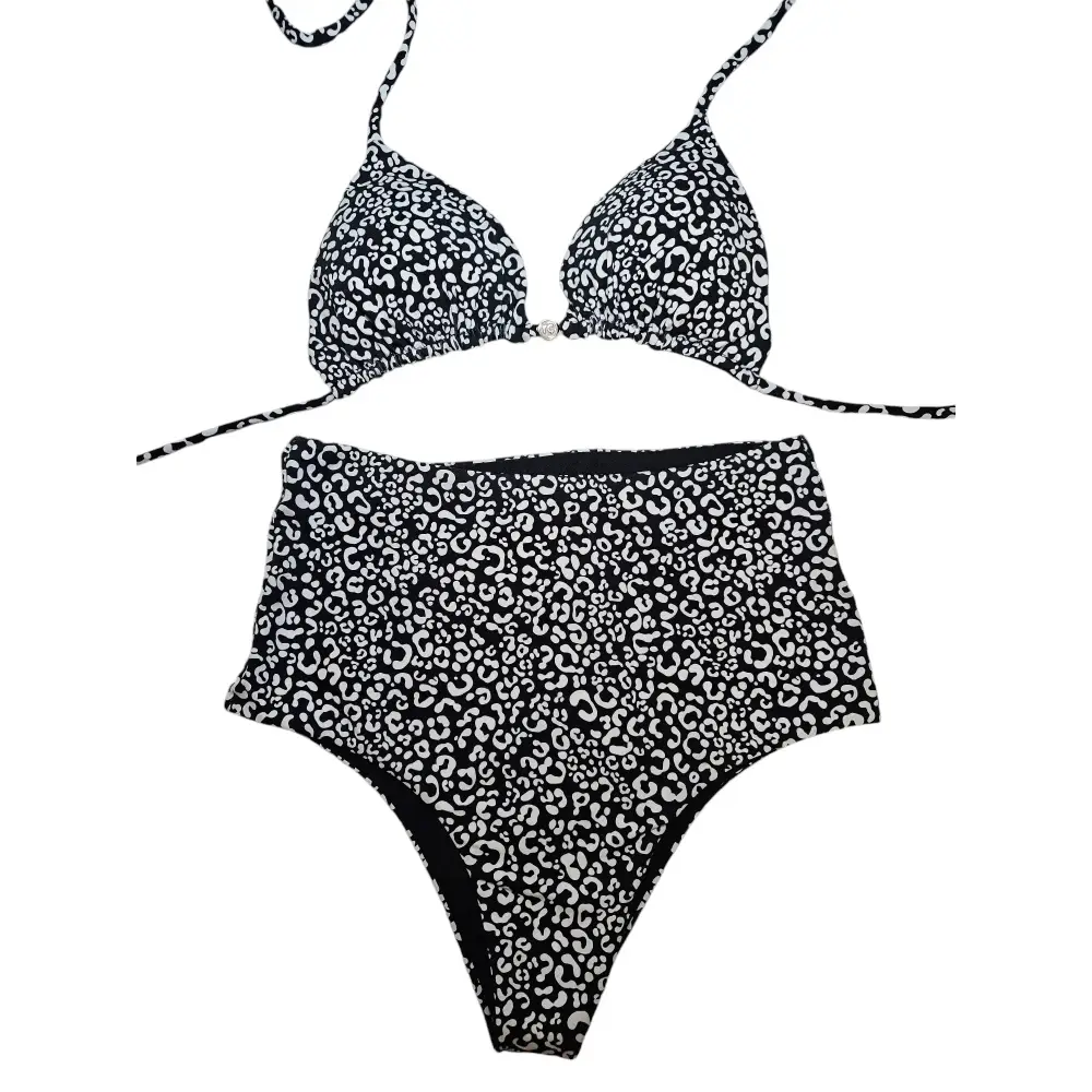 Texas fun High waist 2 piece bikini set - Beeluxxe