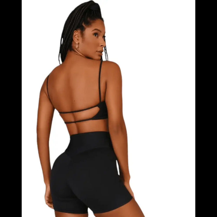 Velocity top and shorts 2 piece set - Beeluxxe